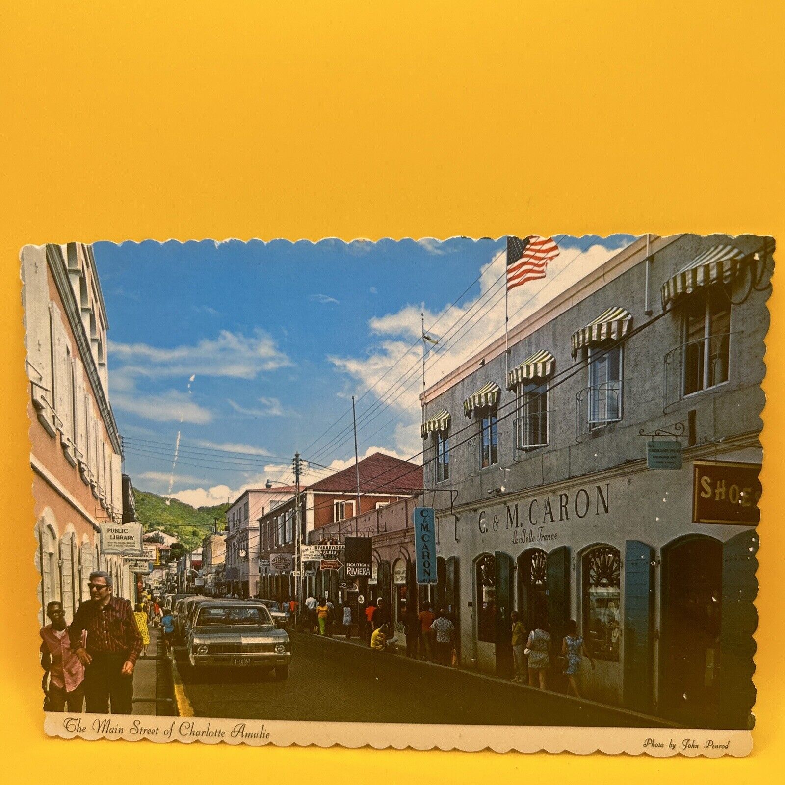 VIRGIN ISLANDS 🇻🇬 POSTCARD Vintage Trips Towns Different Places ST. THOMAS #13
