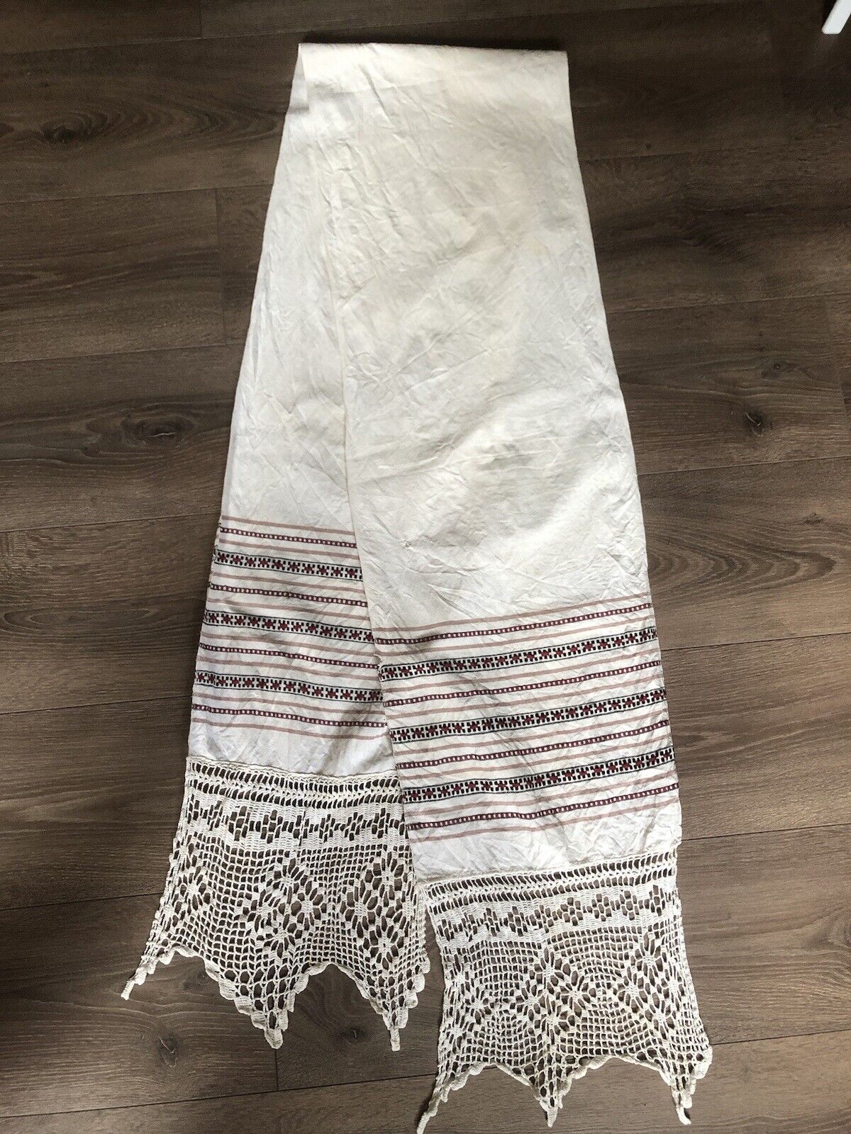Towel Vyshyvanka Ukrainian Rushnyk Decorative Volyn Old Hand Embroidery Towel