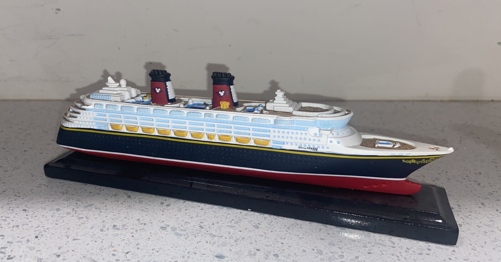 Disney Cruise Line DCL Scale Model Ship Replica WONDER Official