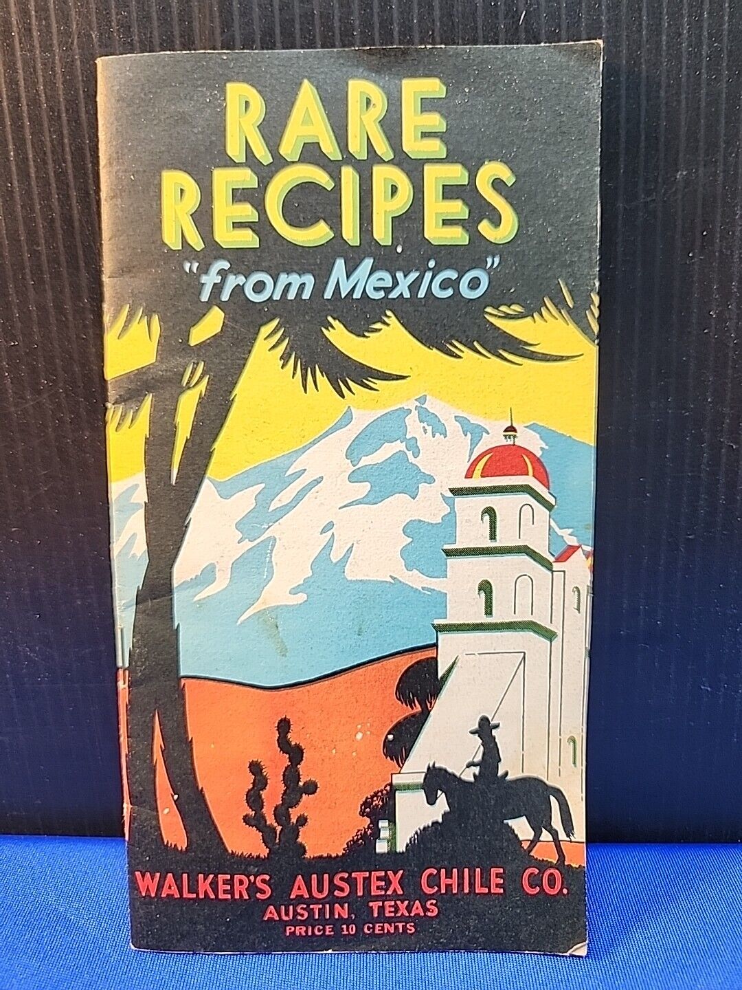 1930's Walker's Austex Chili Co.  Austin Texas Red Devil Rare Recipe's Booklet