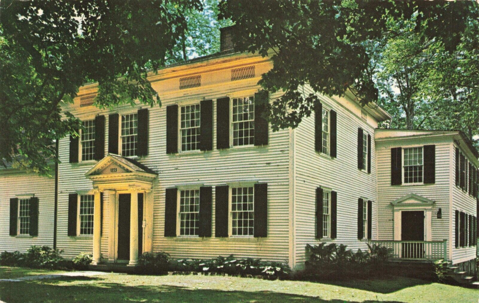 Postcard CT Litchfield House Judge Tapping Reeve \