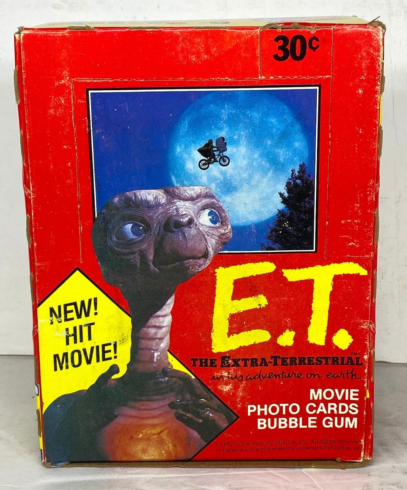 1982 Topps ET E.T. The Extra-Terrestrial Vintage FULL 36 Pack Trading Card Box