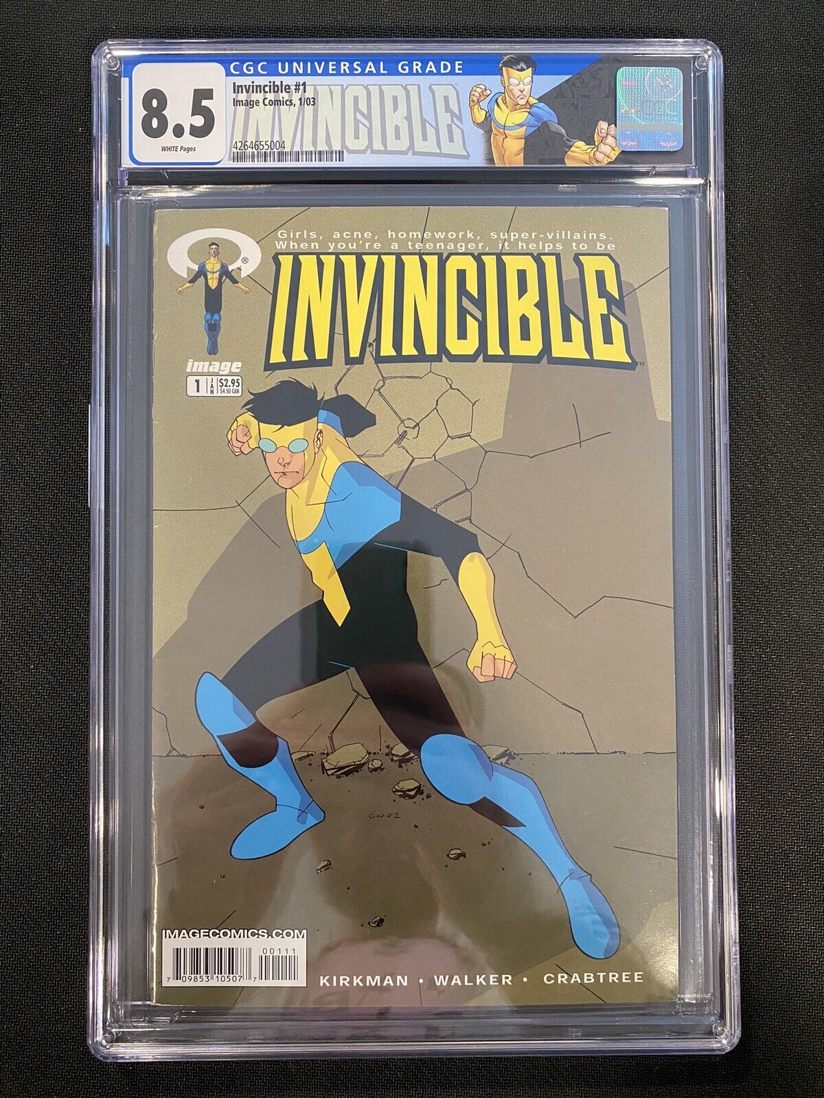 Invincible by Kirkman from Image Near Full Run #1-144 CGC 8.5 VF/NM
