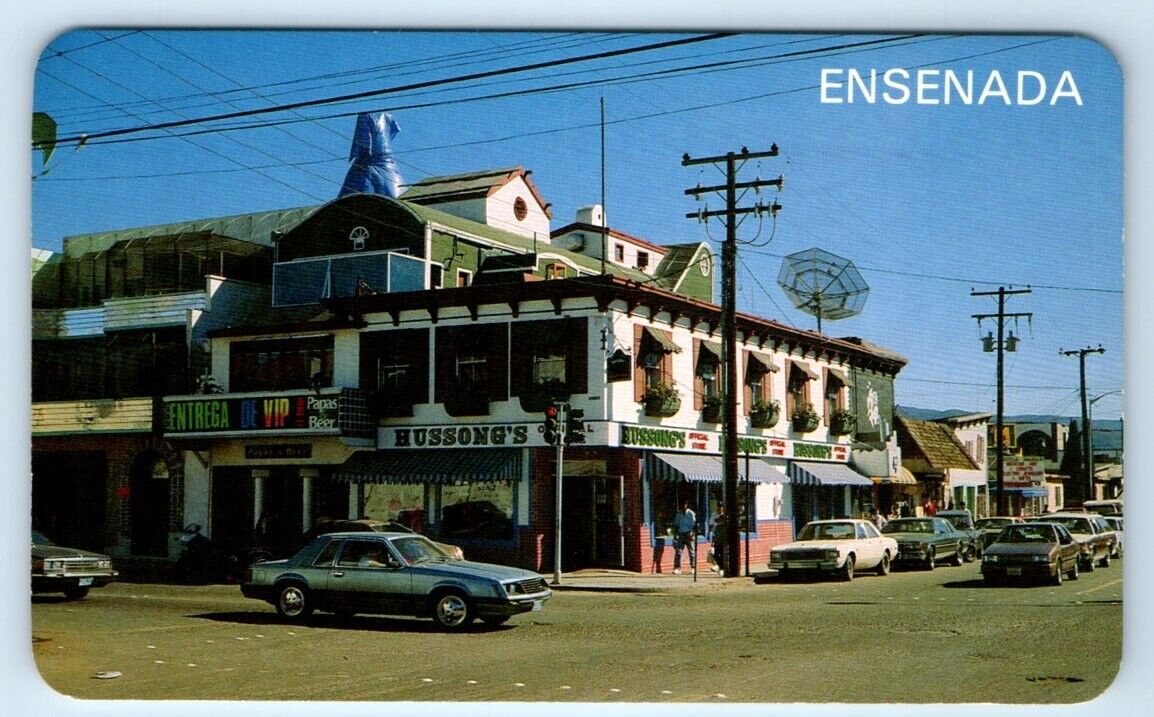 ENSENADA Papas & Beer entertainment center MEXICO Postcard