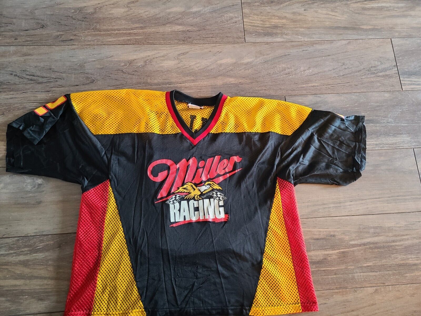 MILLER BEER RACEING JERSEY#2 WALLACE .              RARE ONE OF A KIND XXL 