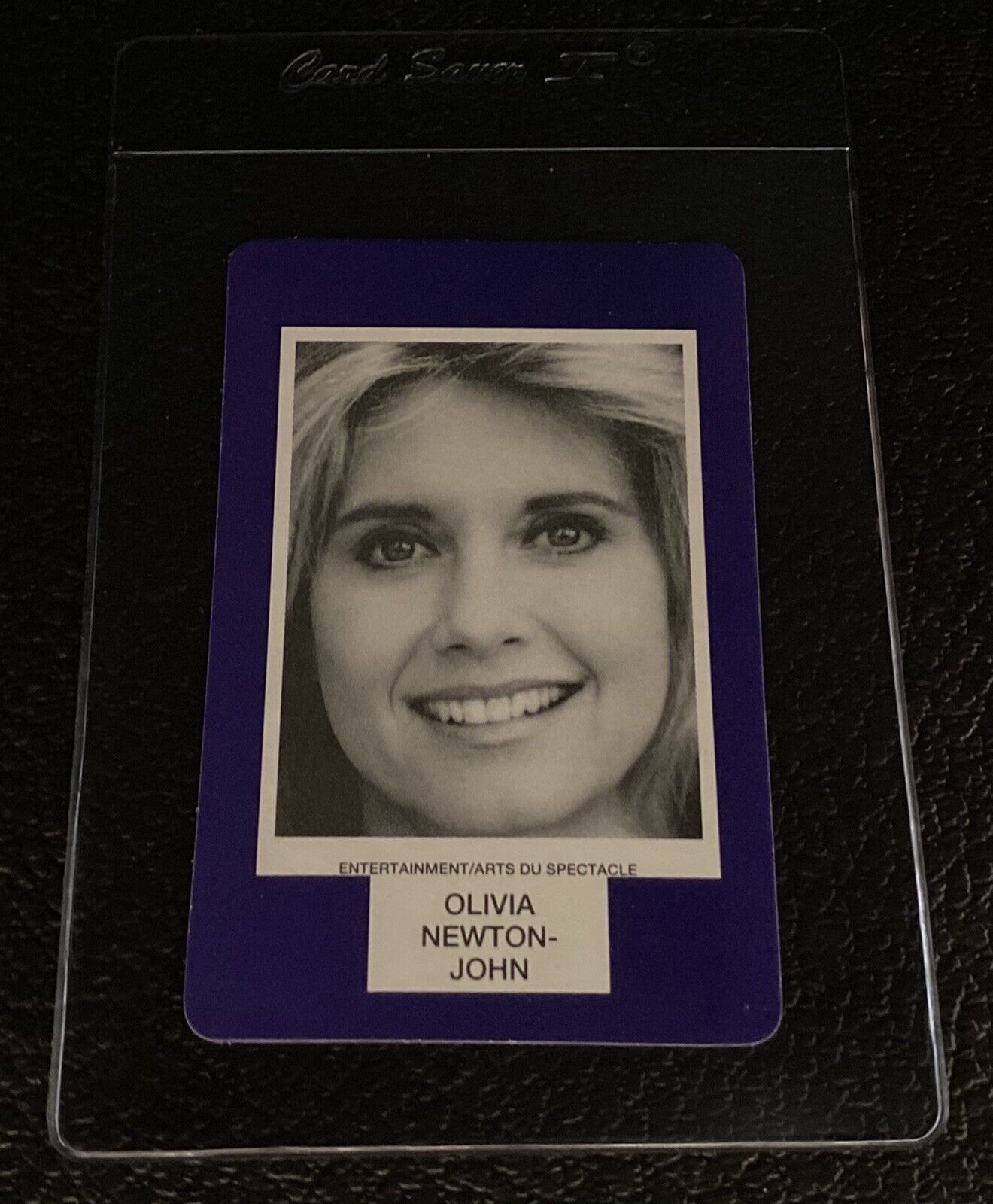 Olivia Newton John 1993 Face To Face Game Trading Card Canada Games Grease Star