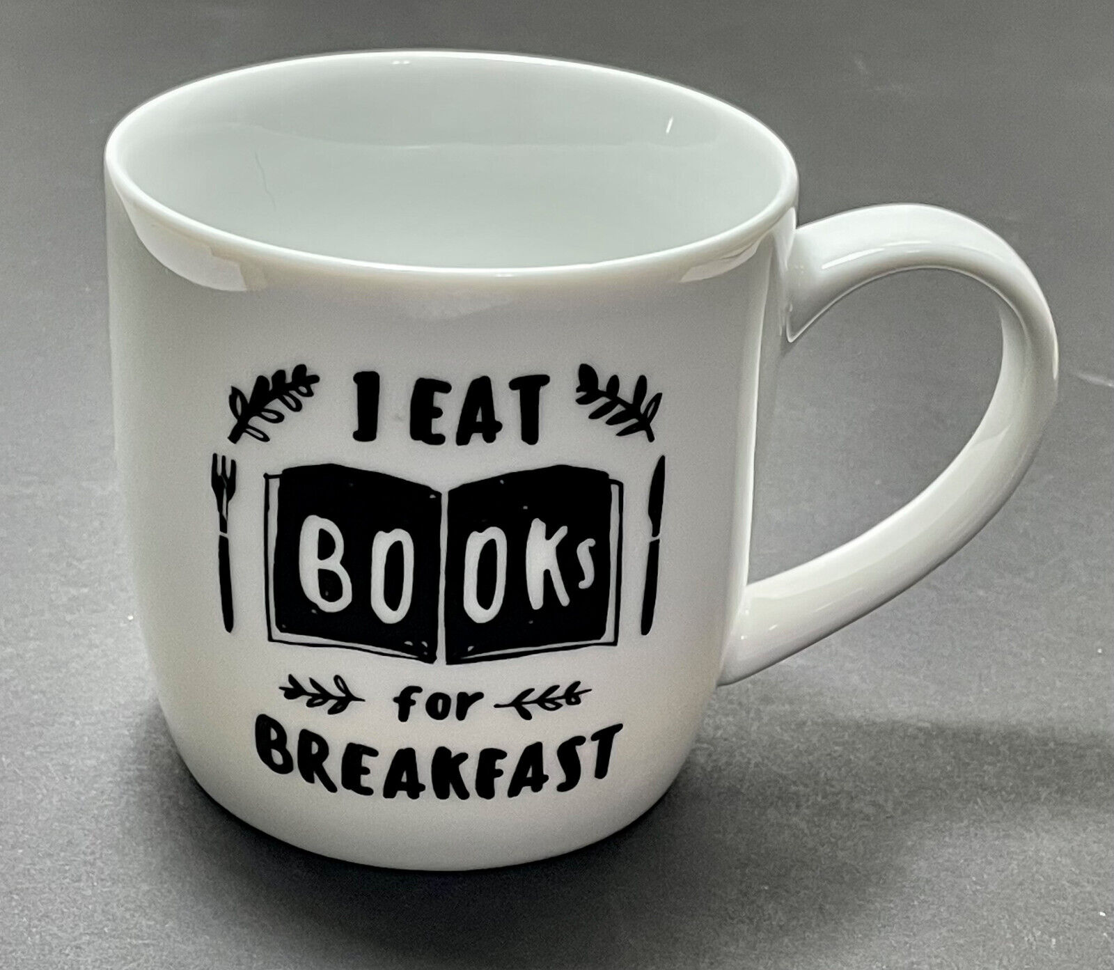 Librarian Bookworm Coffee Cup I Eat Books for Breakfast  Now Designs