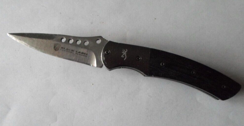 Browning Black Label SLIVER Knife, Sliver 132BL RARE DISCONTINUED,  Taiwan