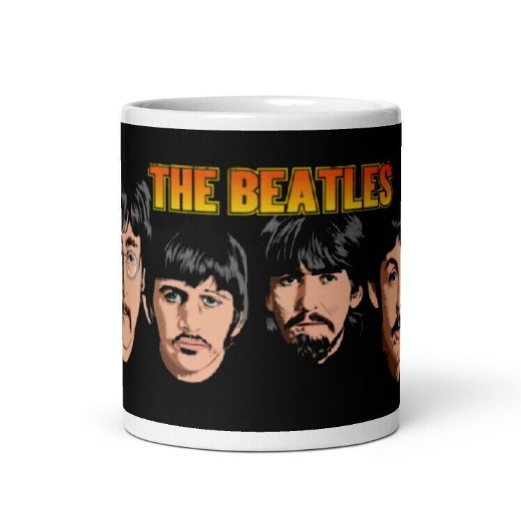 The Beatles Coffee Mug, The Beatles Cup, John Lennon Mug, Paul McCartney Mug