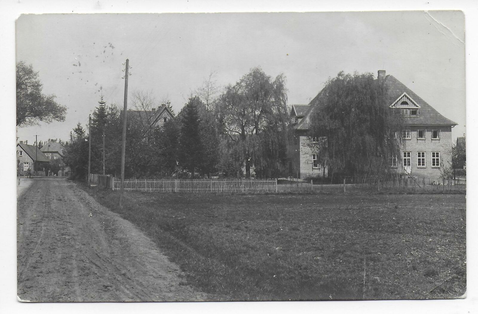 Hermannsburg Celle Germany Ehlers Volkshochschule 1928 Frideborgs Arena AK RPPC