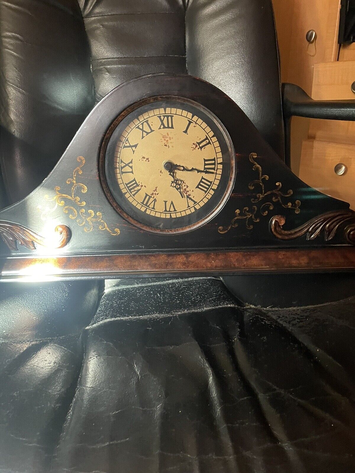 Antique Look 2004 Bombay Mantle Clock 