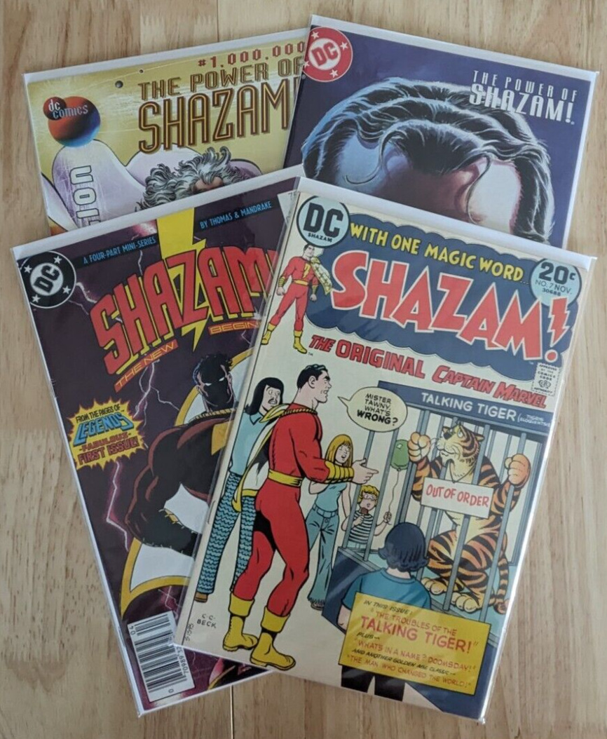 A lot of 4 Shazam DC Comics New Beginning # 1  Power of Shazam