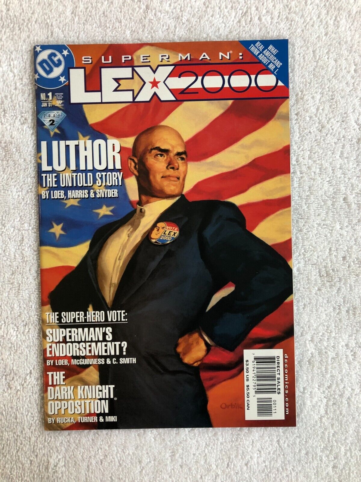 Superman Lex 2000 #1 (Jan 2001, DC) VF+ 8.5