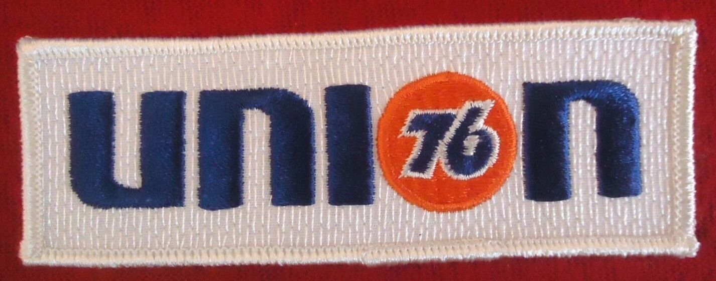 Vintage UNION 76 NASCAR UNIFORM EMBROIDERED SEW ON PATCH PARTS CARS NEW 
