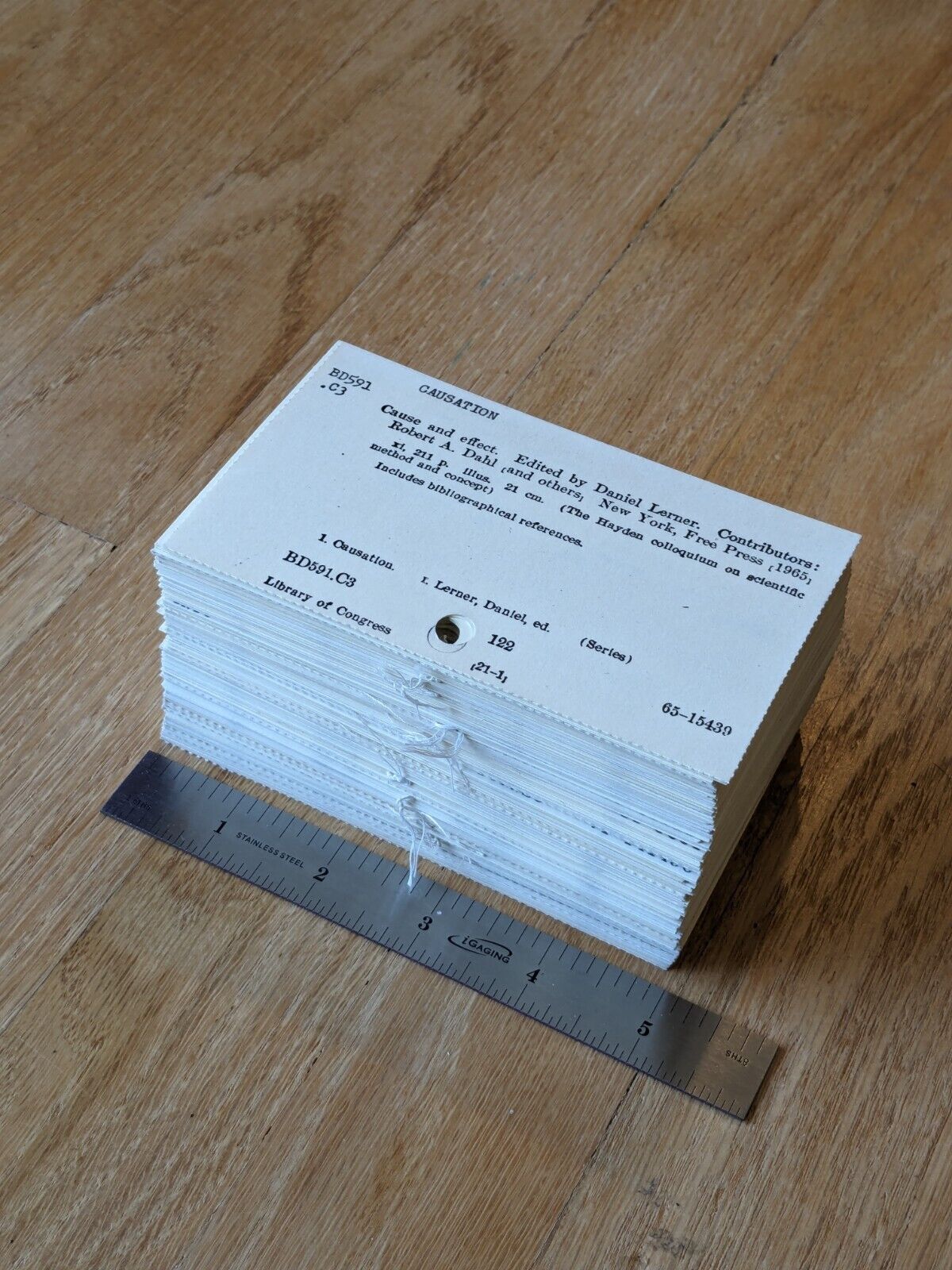 200 Vintage Library Card Catalog Cards