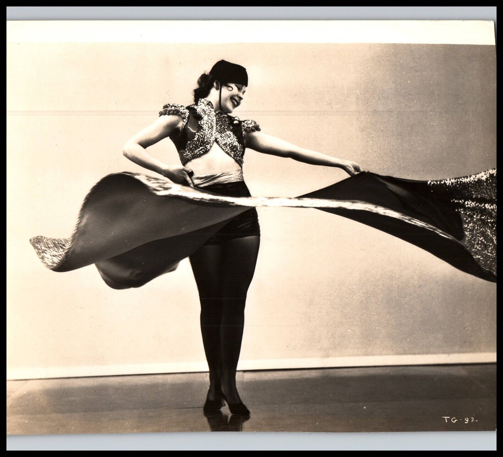 Hollywood Beauty JOAN WOODBURY LEGGY CHEESECAKE PORTRAIT 1930s VINTAGE Photo 678