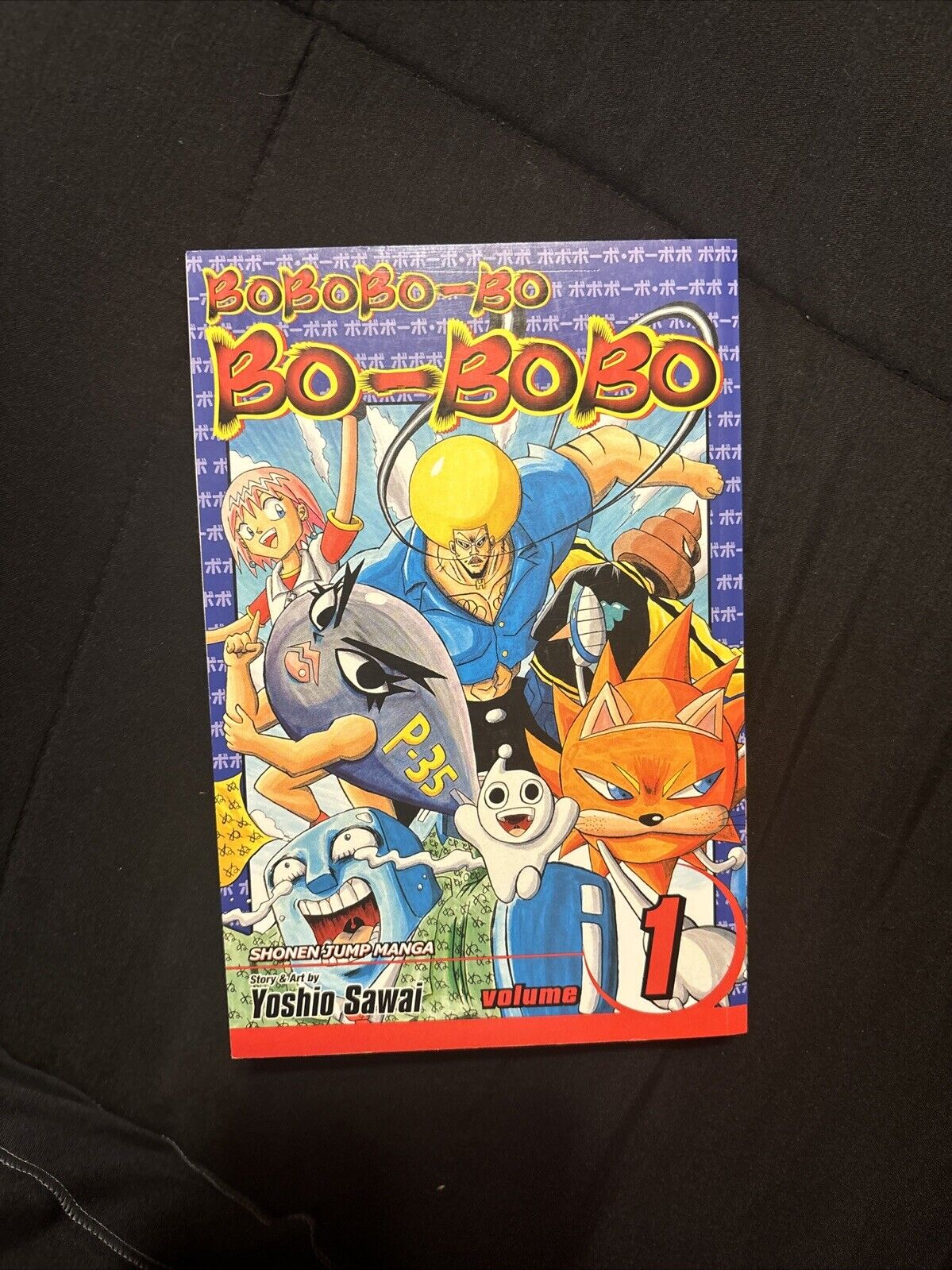 BoBoBo-Bo Bo-BoBo Volume 1 Manga Yoshio Sawai Shonen Jump English 1st Printing