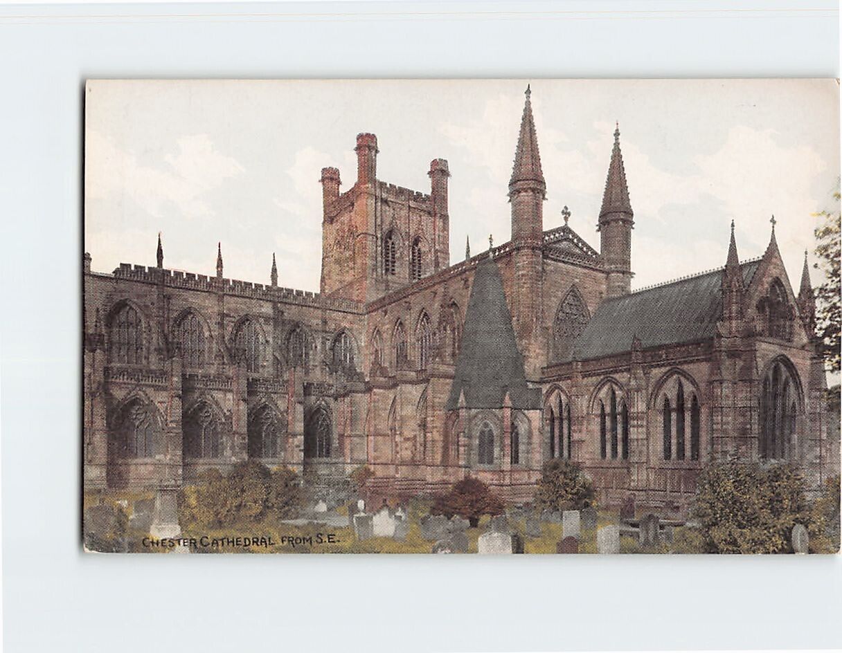 Postcard Chester Cathedral Chester England