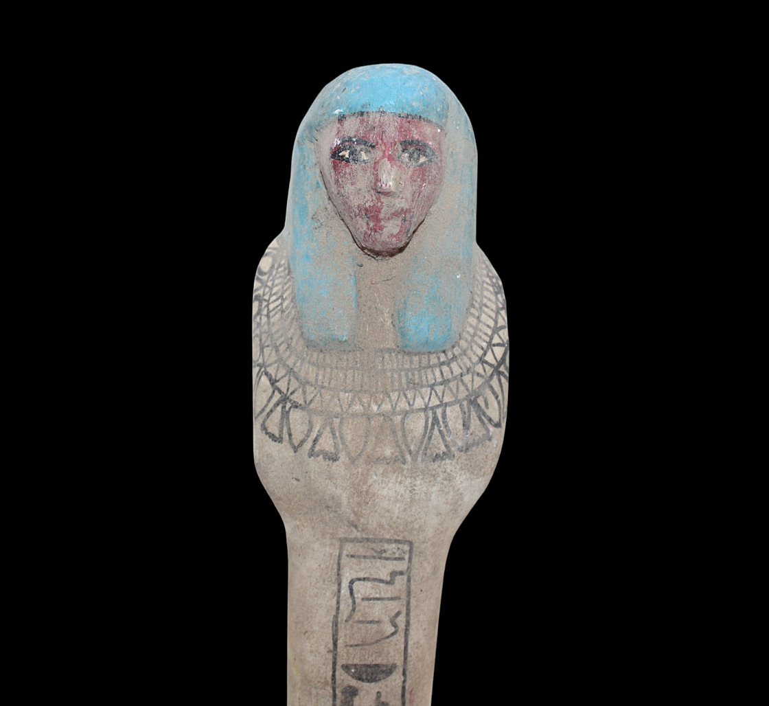 RARE ANCIENT EGYPTIAN ANTIQUE Wood Ushabti Tomb Servant Statue EGYCOM
