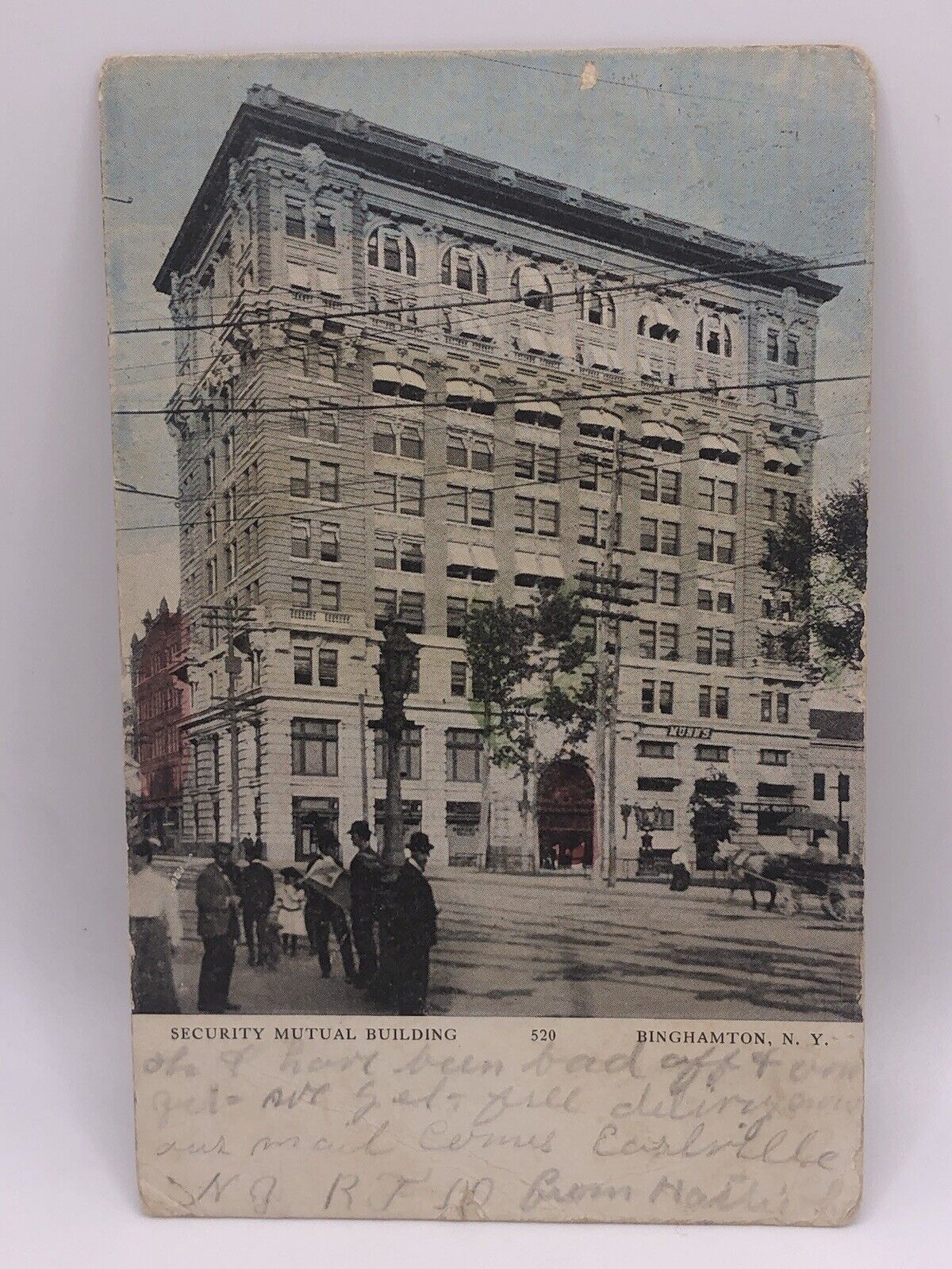 Postcard Buffalo New York Security Mutual Building 1914