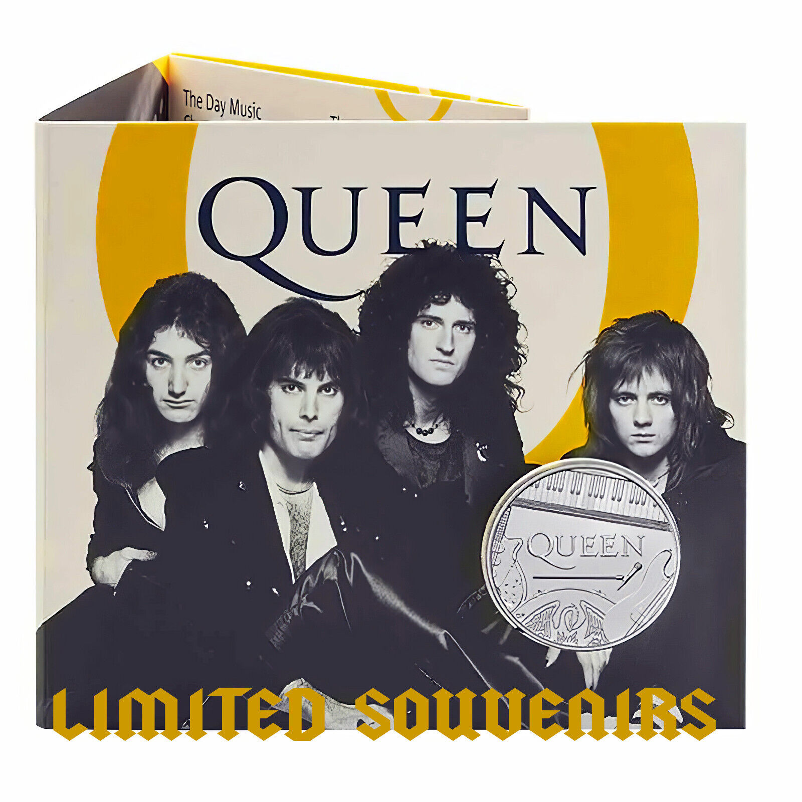 2020 UK Queen Band 2020 £5 Coin Pack Royal Mint Freddie Mercury Bohemian Rapsody