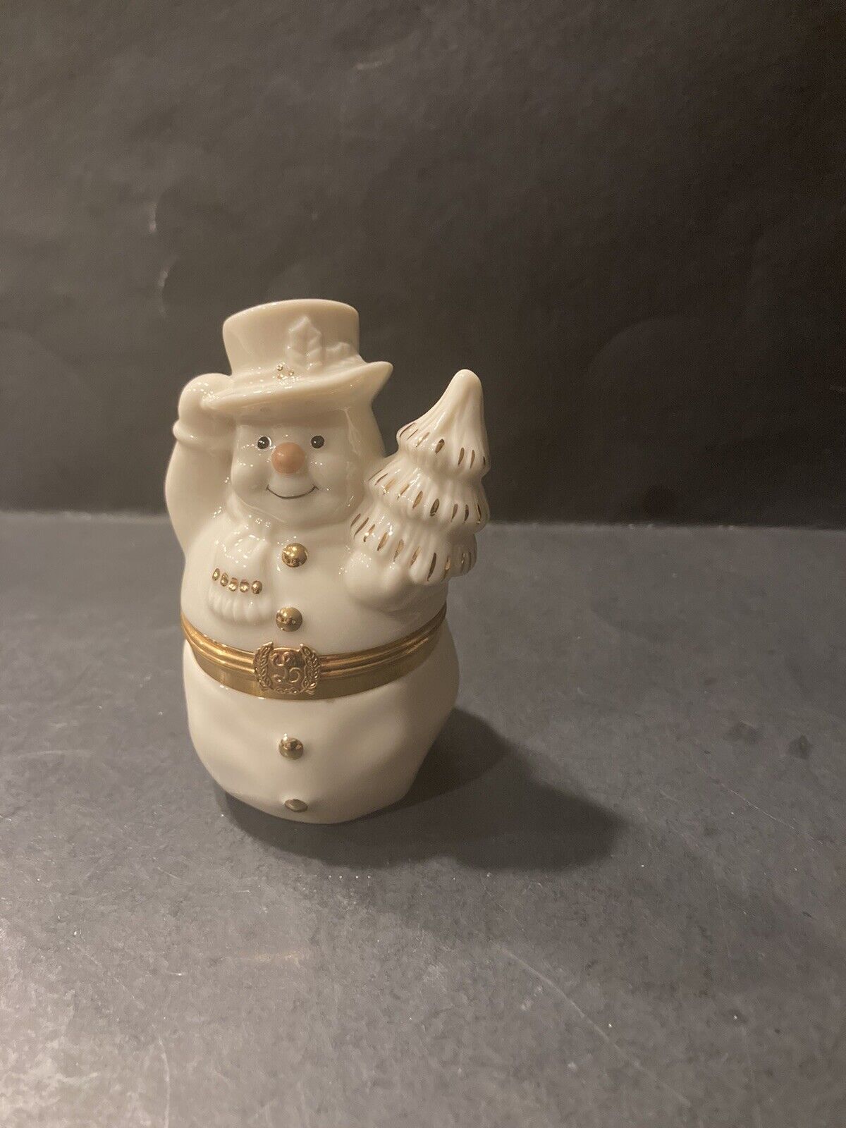 Lenox With Secret Treasure Holder Snowman Figurine Brand New Great Gift