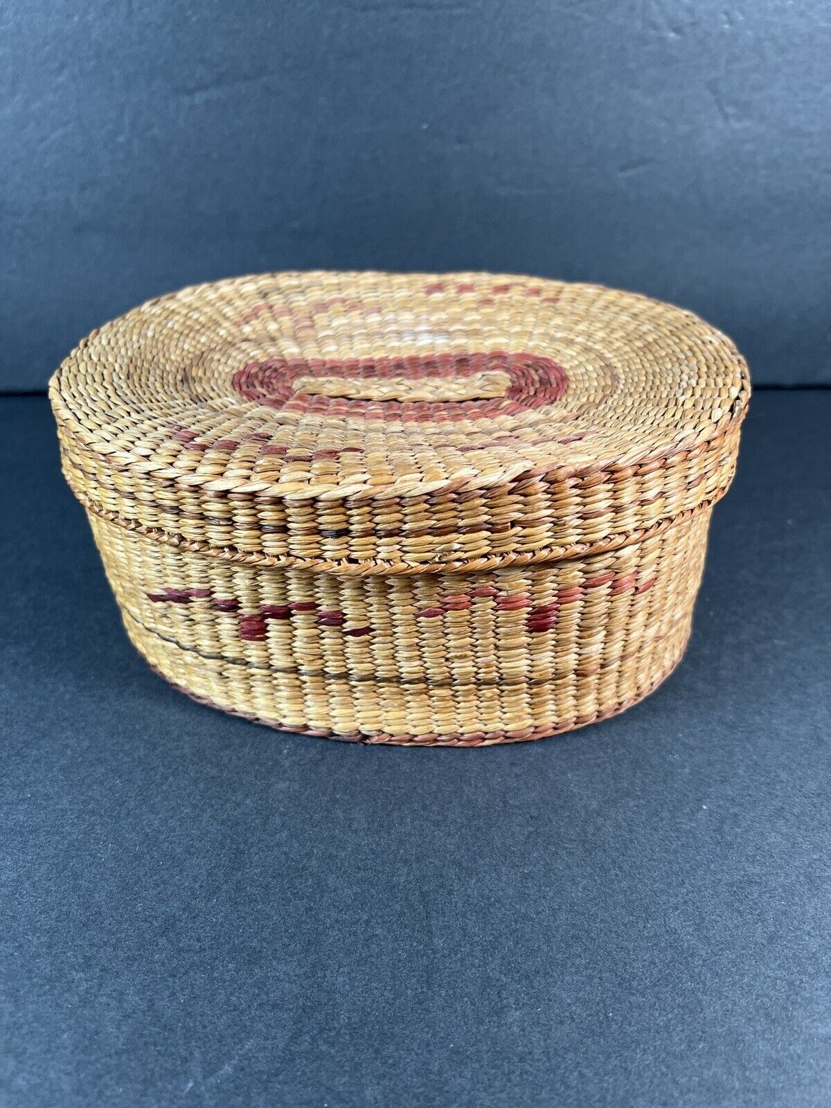 1960\'s Vintage Sea Grass Basket