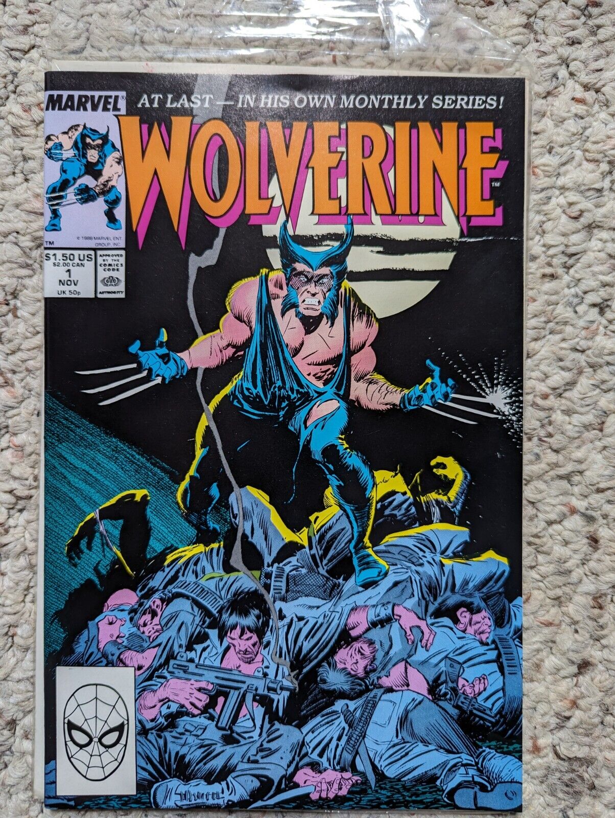 Wolverine #1 (Marvel Comics November 1988)