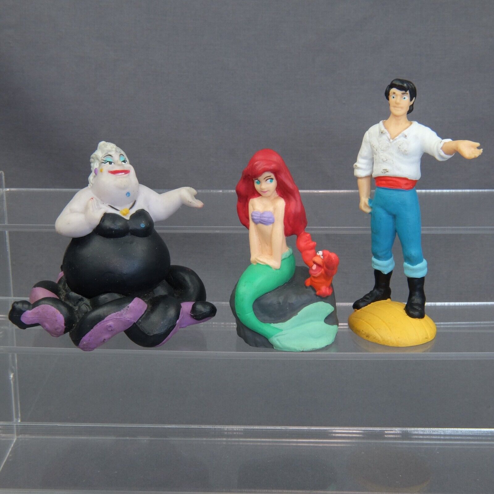 Disney Little Mermaid Ariel Prince Eric Ursula Cake Toppers Figurines