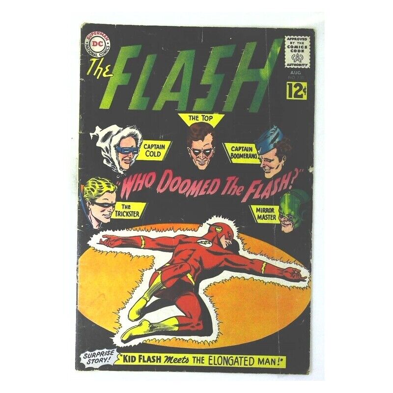Flash (1959 series) #130 in Very Good minus condition. DC comics [r~