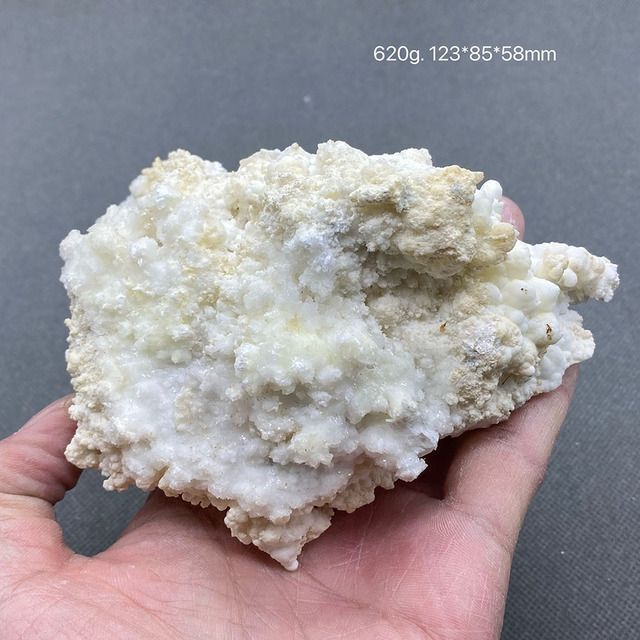 Mineral Specimen Stone Crystal Flower Natural Hydrozincite Specimen Healing Rock
