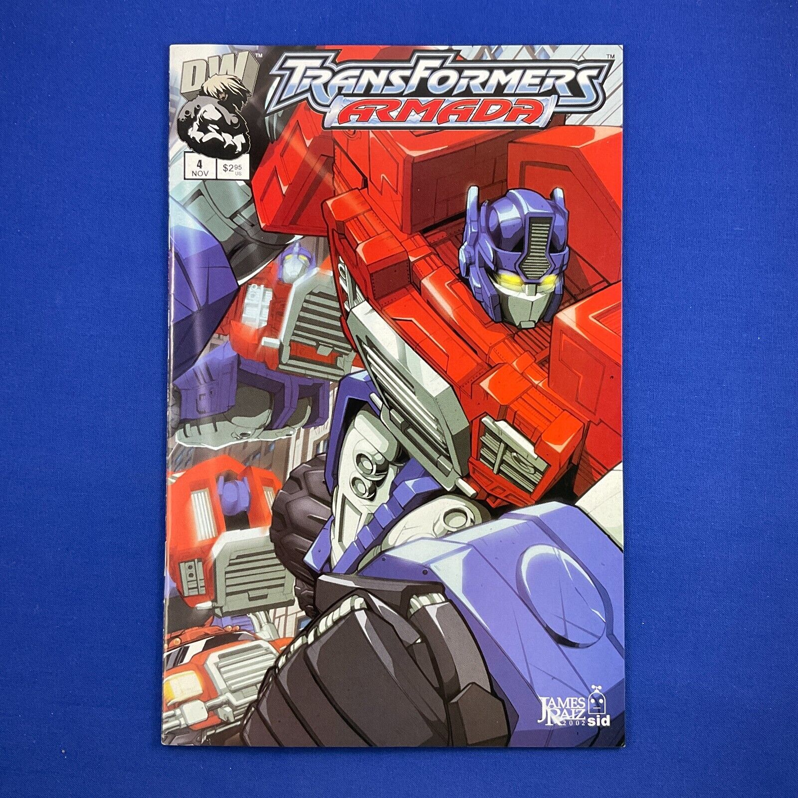 Transformers Armada #4 DW Dreamwave Productions 2002 Hasbro Comic Book