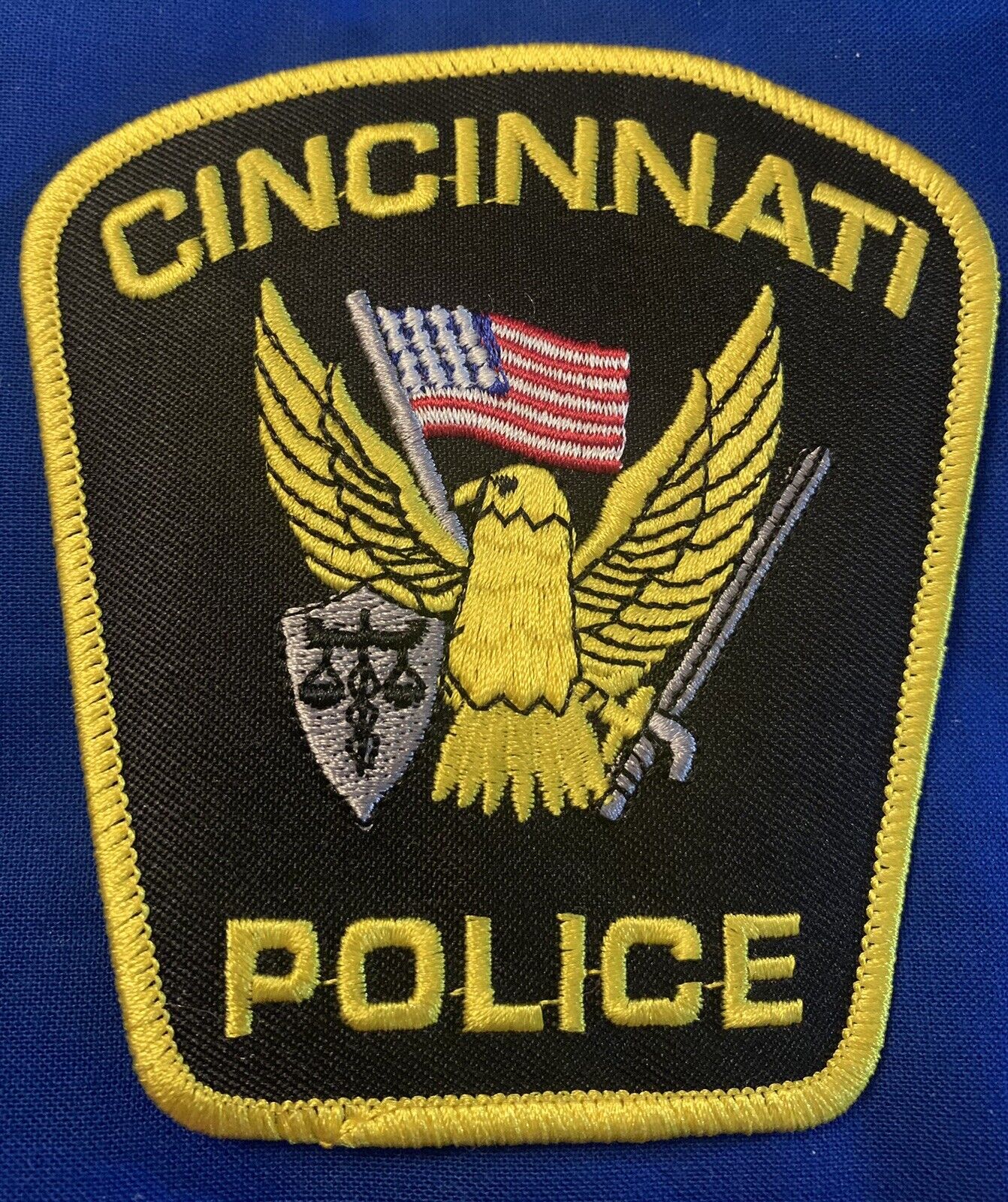 New Cincinnati OH Ohio CPD Police Department Shoulder Patch 4” X 3.5”