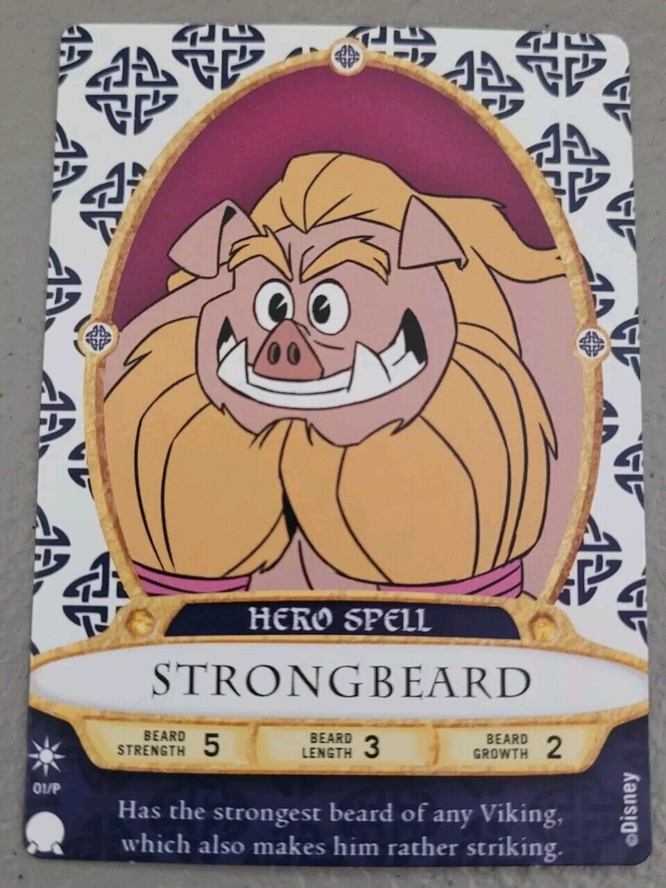 *New* Disney DuckTales StrongBeard Sorcerers of the Magic Kingdom Card SotMK 01P