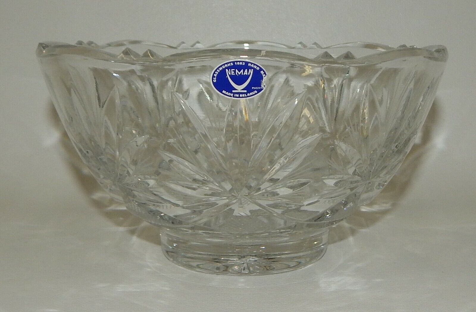Vintage Neman Crystal Glassware 6 1/2\