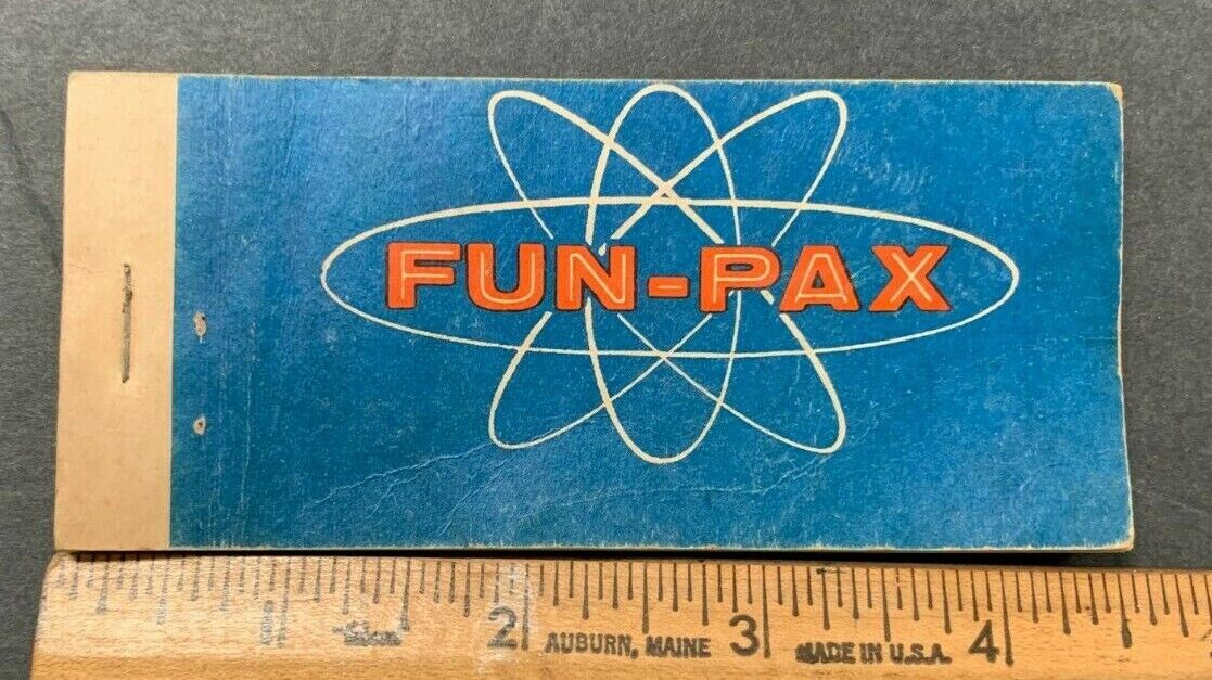 1965 NY WORLD\'S FAIR FUN-PAX COUPON TICKET BOOKLET NEVER USED W/ ALL PAGES 71421