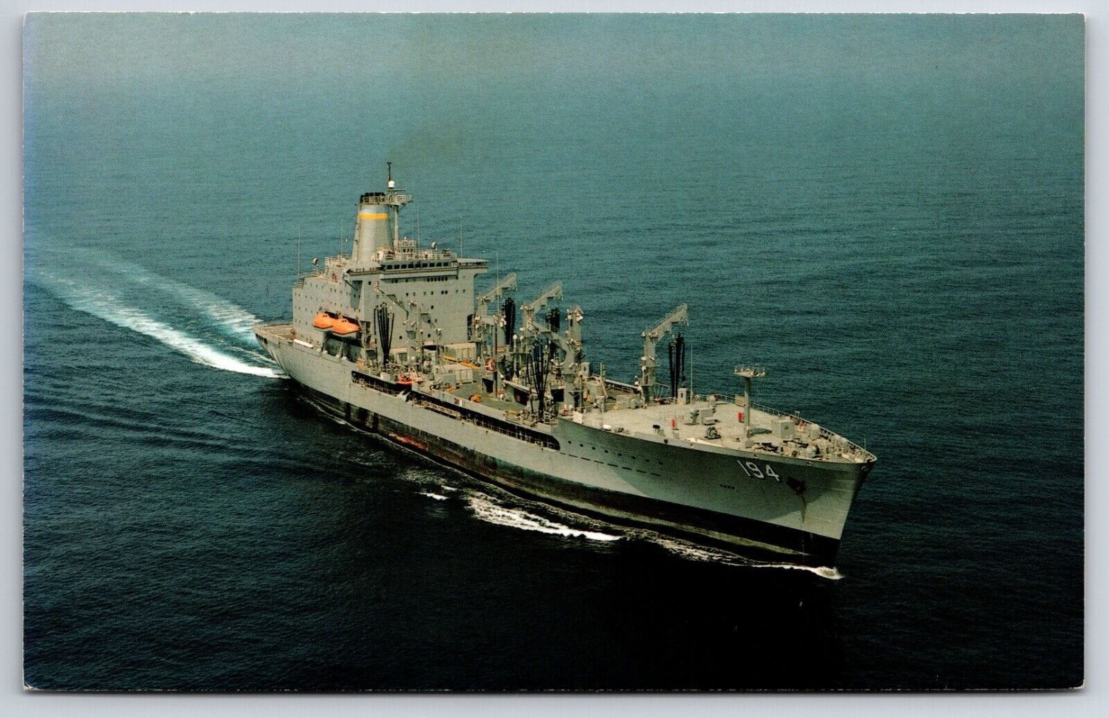 USNS John Ericsson T-AO-194 Naval Ship Marine Photo Pub Chrome Postcard
