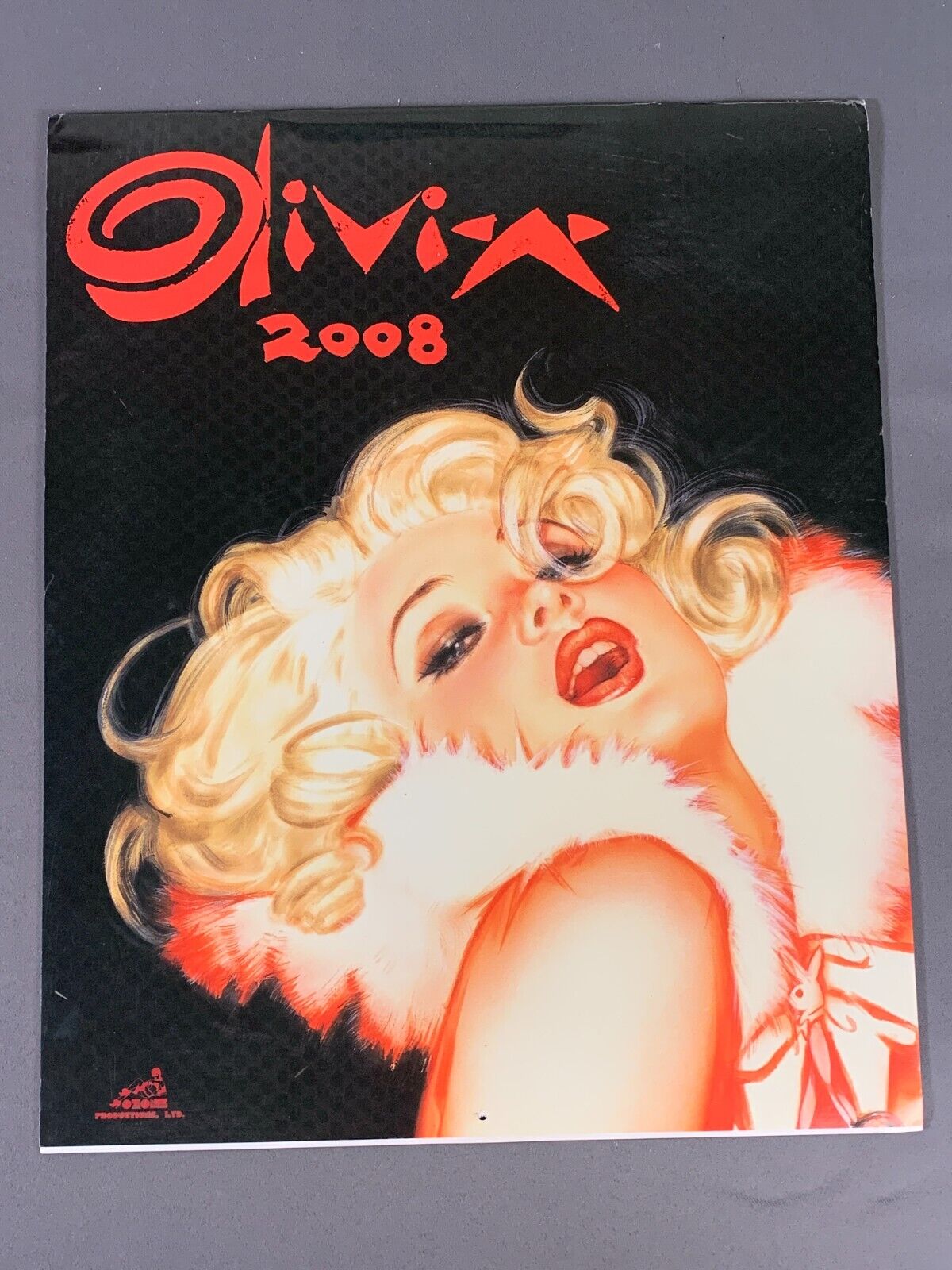 2008 OLIVIA De Berardinis Calendar - Pam Anderson, Girls Next Door, Bettie Page