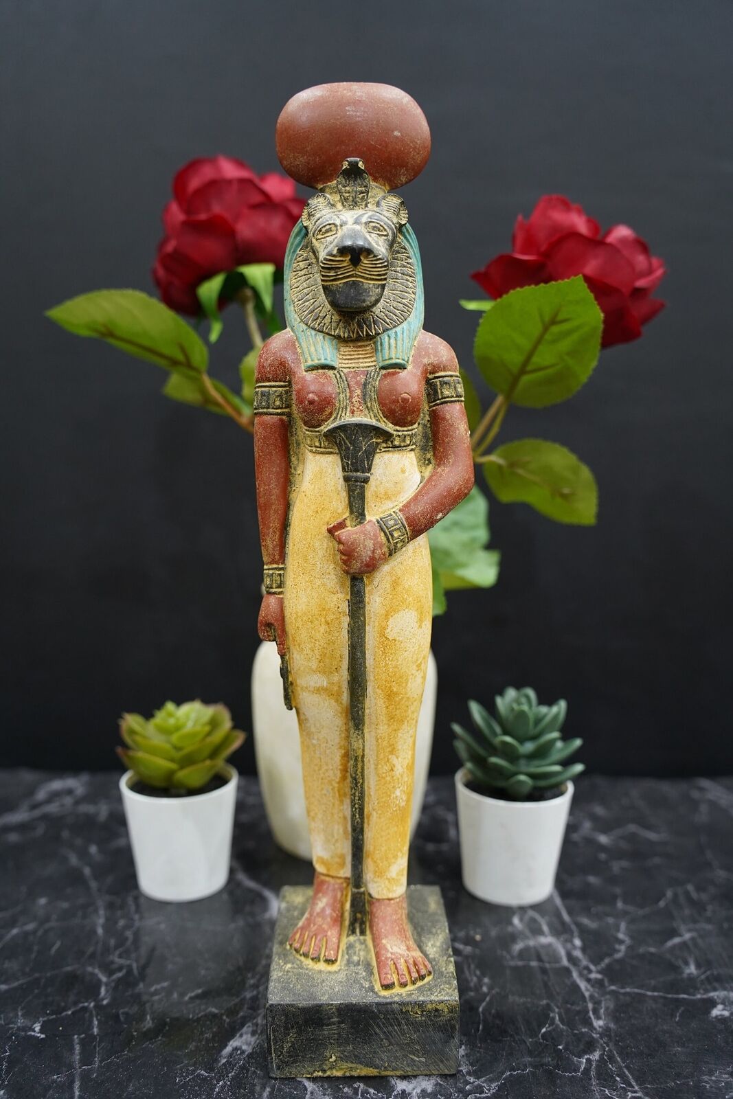 SEKHMET Goddess statue, Lion Sekhmet - Egyptian goddess of Healing & war