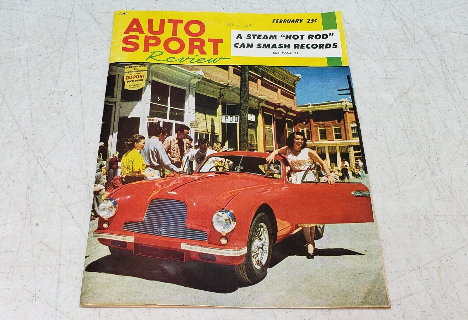 Auto Sport Review Magazine Aston Martin SPORTS SEDAN Cover February 1953 No. 10 