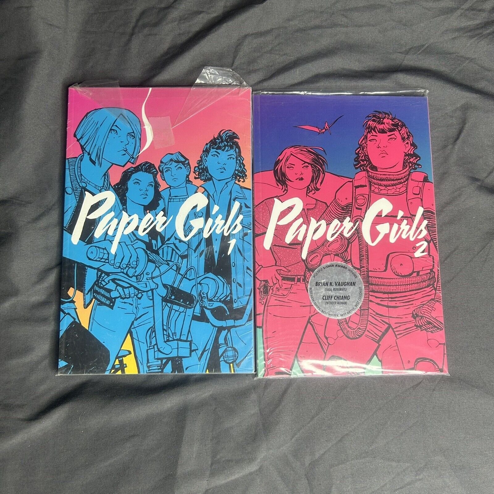 Paper Girls: Volumes 1 & 2 By Brian K. Vaughan- Trade Paperback Graphic Novels