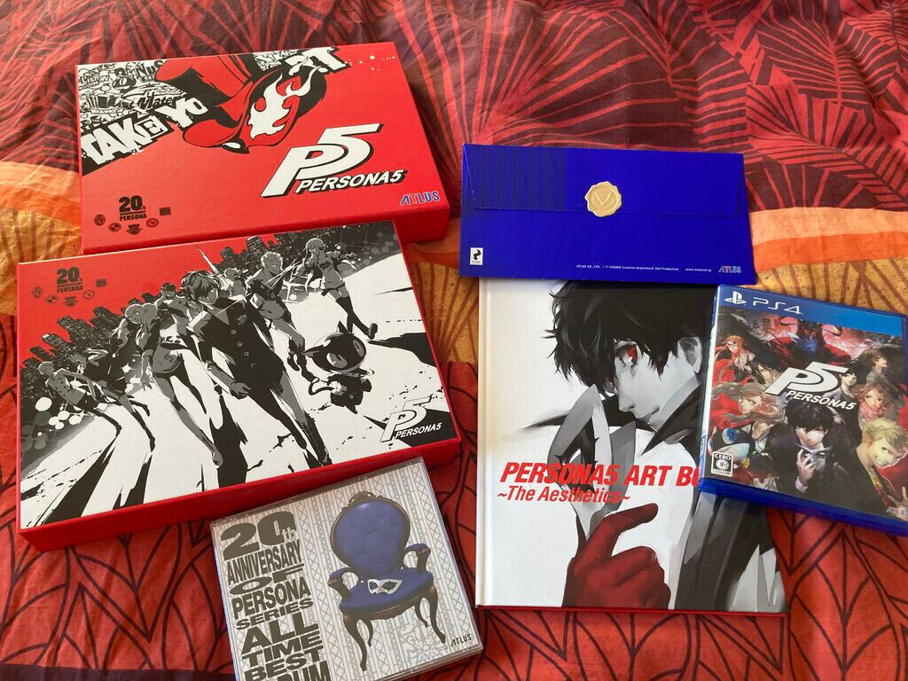 SONY PlayStation4 PS4 Persona 5 20th Anniversary Edition Atlus Japan USED