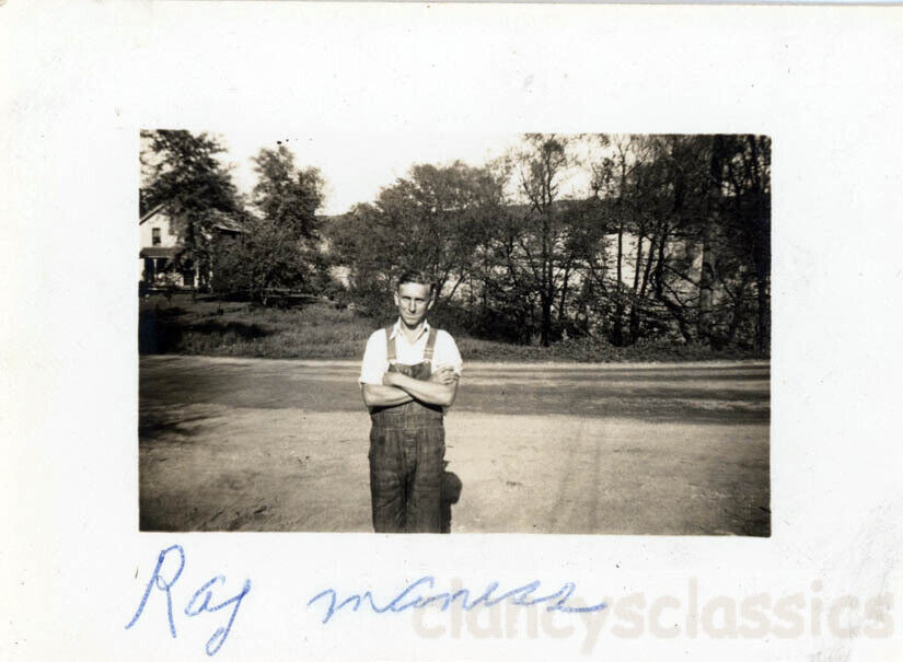 1933 Ray Farm Overalls Landscape of his Life Depression ERa