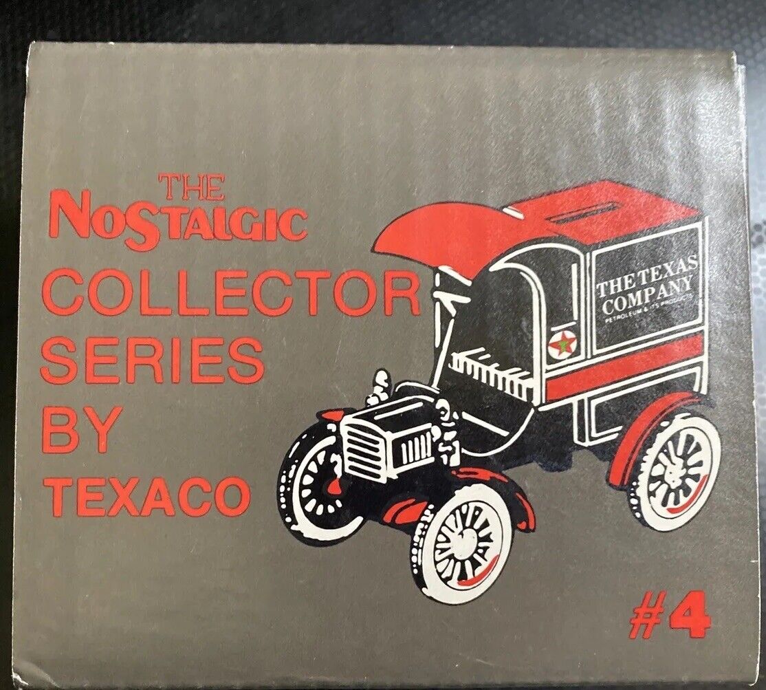 Texaco The Nostalgic Collector Series 1905 Ford Delivery Car ERTL Co #4 Bank