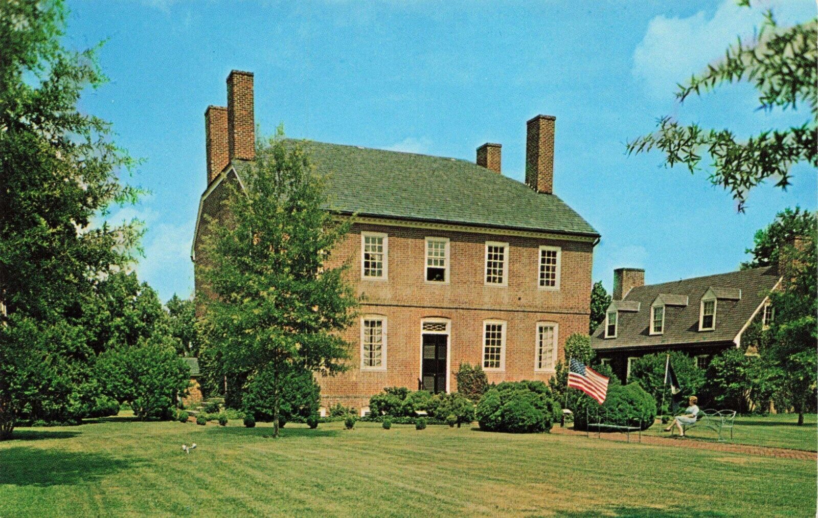 Postcard KENMORE, Fredericksburg, Virginia Home of Betty Washington Vintage