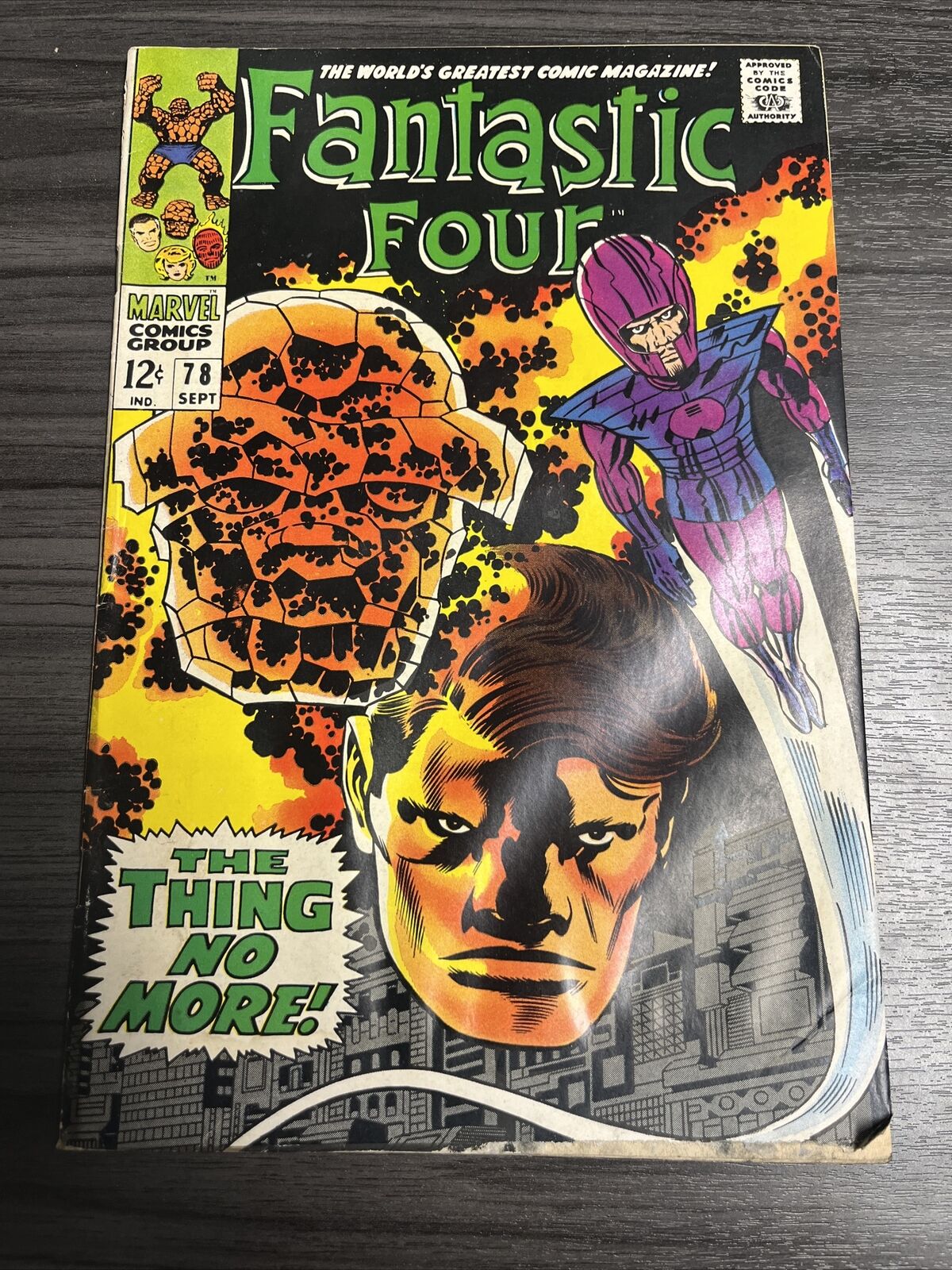 Fantastic Four #78 (Marvel Comics September 1968) Stan Lee Jack Kirby