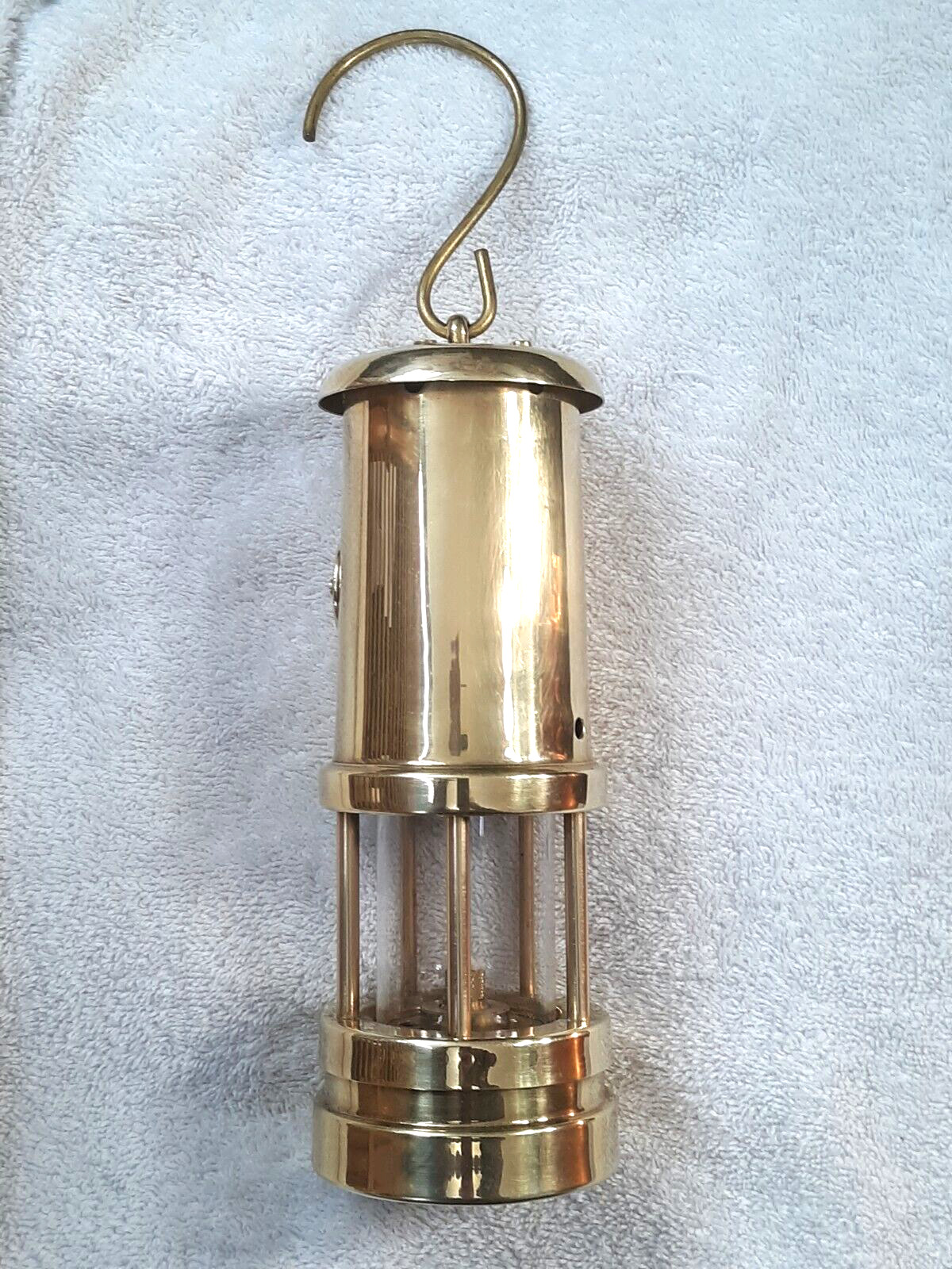 Excellent, Vintage Mayer Mill Mining Trade Co. Brass Miners Lamp 9\