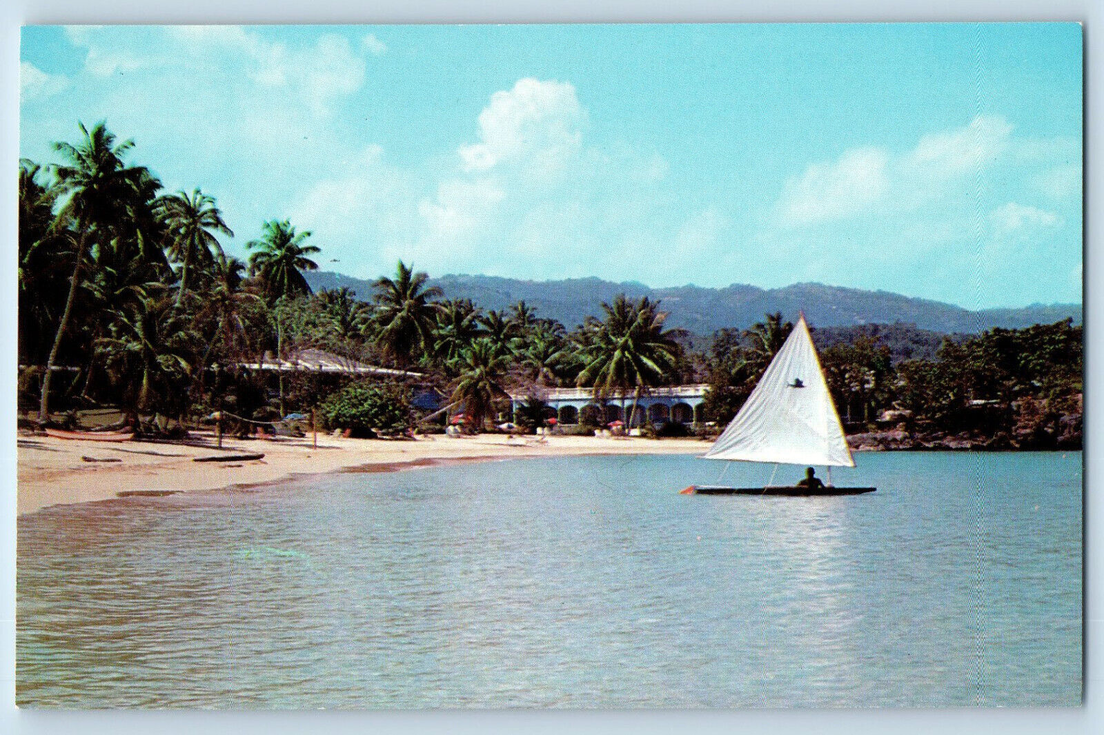 Jamaica Postcard Beach at Jamaica Inn Ocho Rios c1960\'s Vintage Unposted