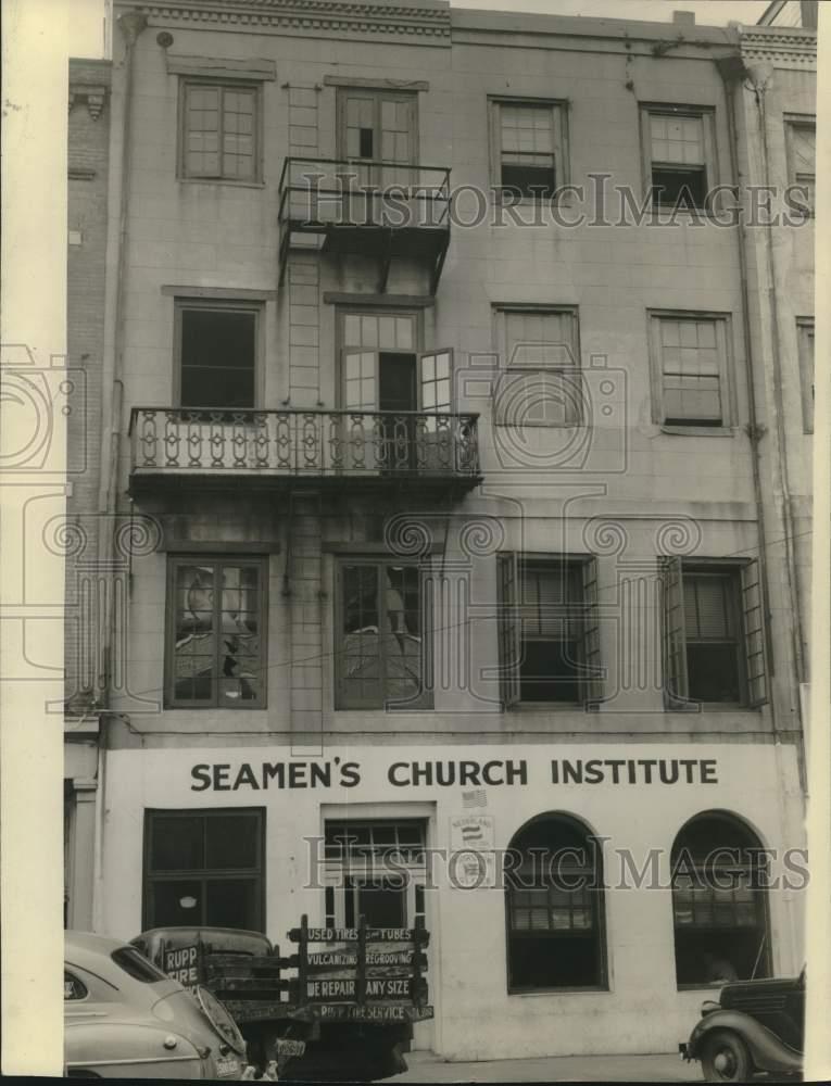 1942 Press Photo Seaman's Church Institute, New Orleans - nox46750