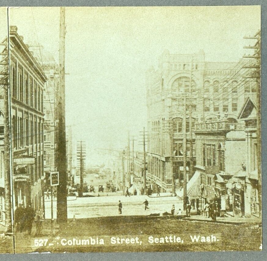 Seattle WASHINGTON: Columbia Street ~1903 R Behrendt C883